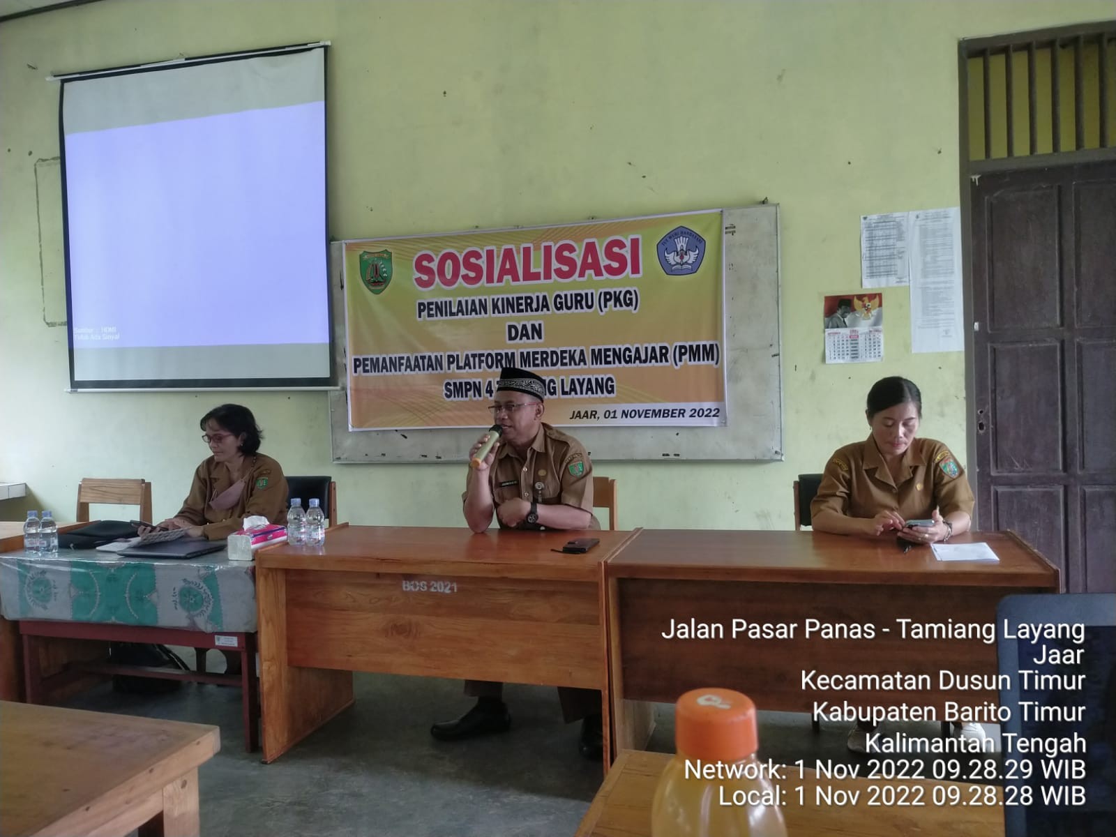 Materi Sosialisasi Penialain Kinerja Guru (PKG) di SMPN 4 Tamiang Layang