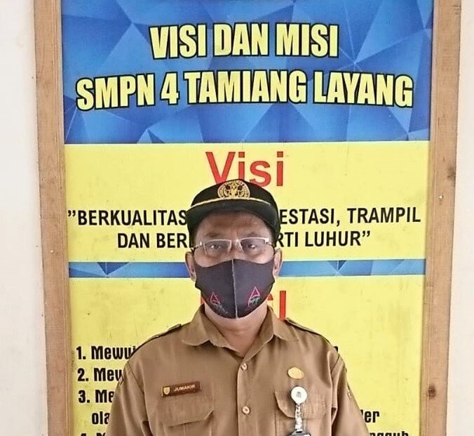 Pastikan PTM Terbatas Sesuai SOP, Ketua APSI Barito Timur Pantau Sekolah Binaan