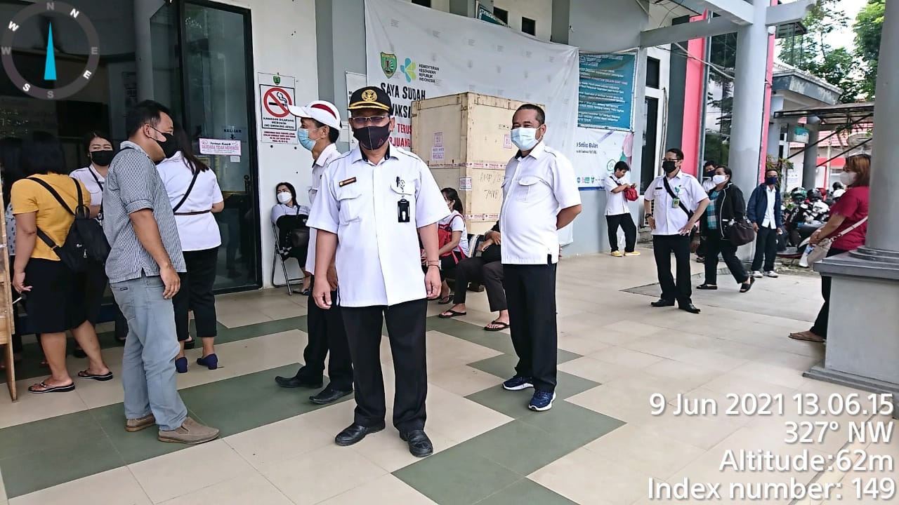 Antre Vaksin covid-19 tahap -1  di RSUD Tamiang Layang